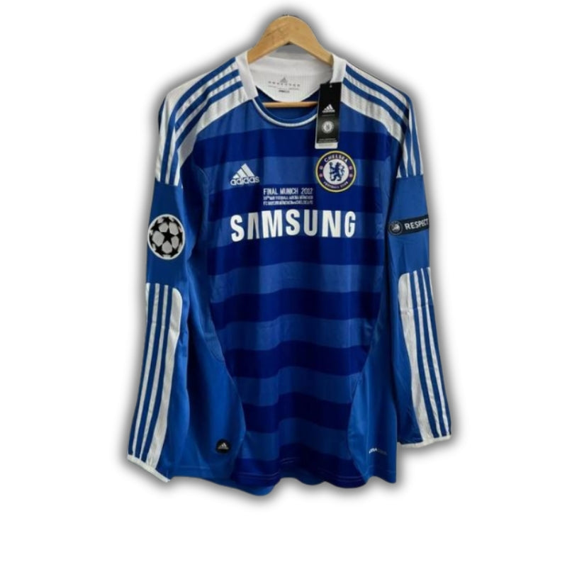 Didier Drogba #11 Chelsea FC 2012 Champions League Final Jersey Long Sleeve