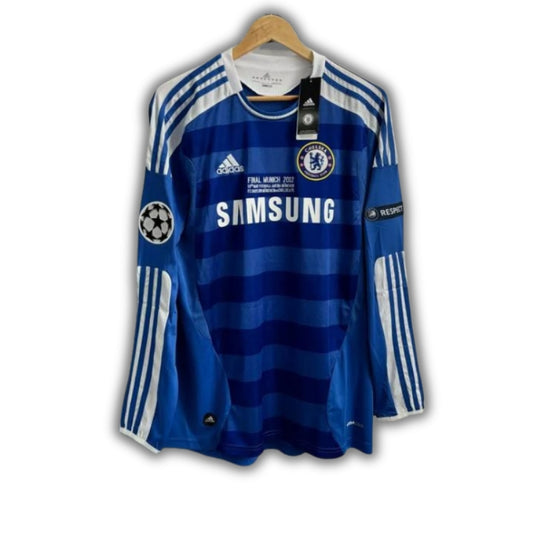Didier Drogba #11 Chelsea FC 2012 Champions League Final Jersey Long Sleeve