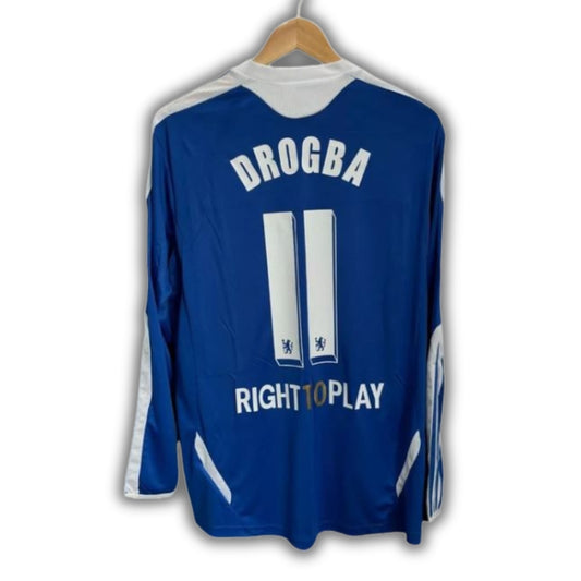 Didier Drogba #11 Chelsea FC 2012 Champions League Final Jersey Long Sleeve