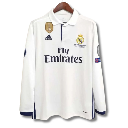 Cristiano Ronaldo #7 Real Madrid 2017 Champions League Final Jersey Long Sleeve