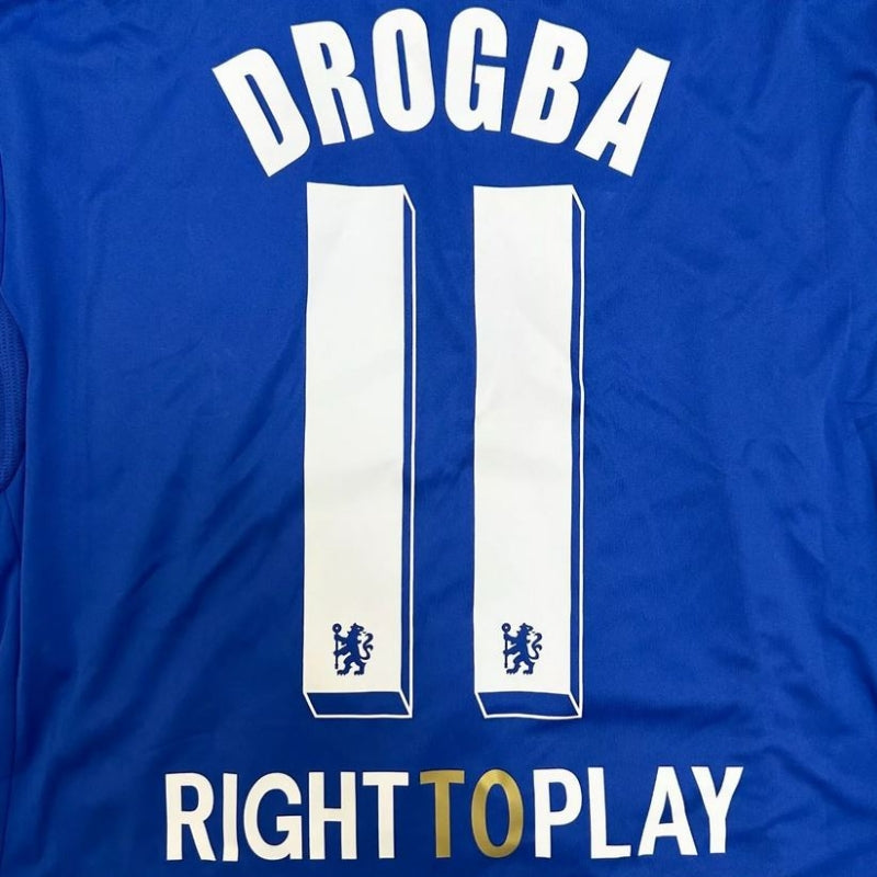 Didier Drogba #11 Chelsea FC 2012 Champions League Final Jersey Long Sleeve